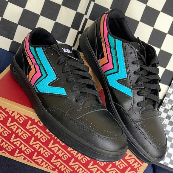 Vans Men’s Lowland CC Fader Black/Multi Sneakers - Picture 7 of 16